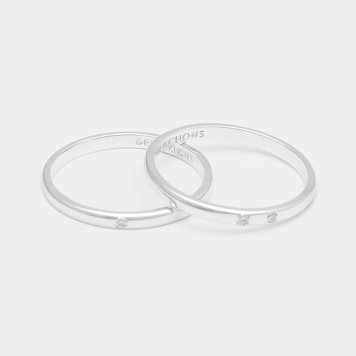 2mm Henchey Band Flat in Silver