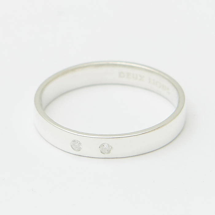3.5mm Henchey Band Flat in Silver