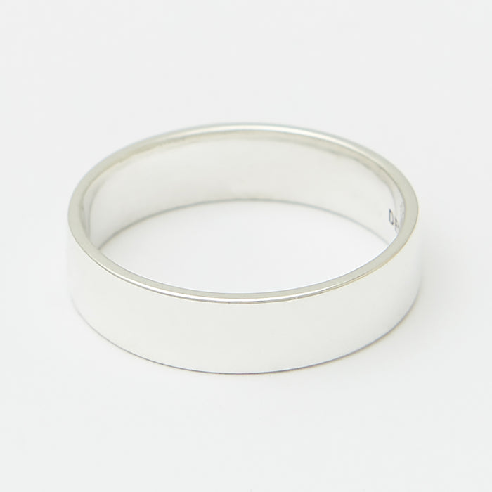 5mm Henchey Band Flat in Silver