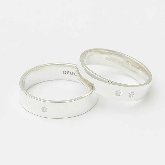 5mm Henchey Band Flat in Silver