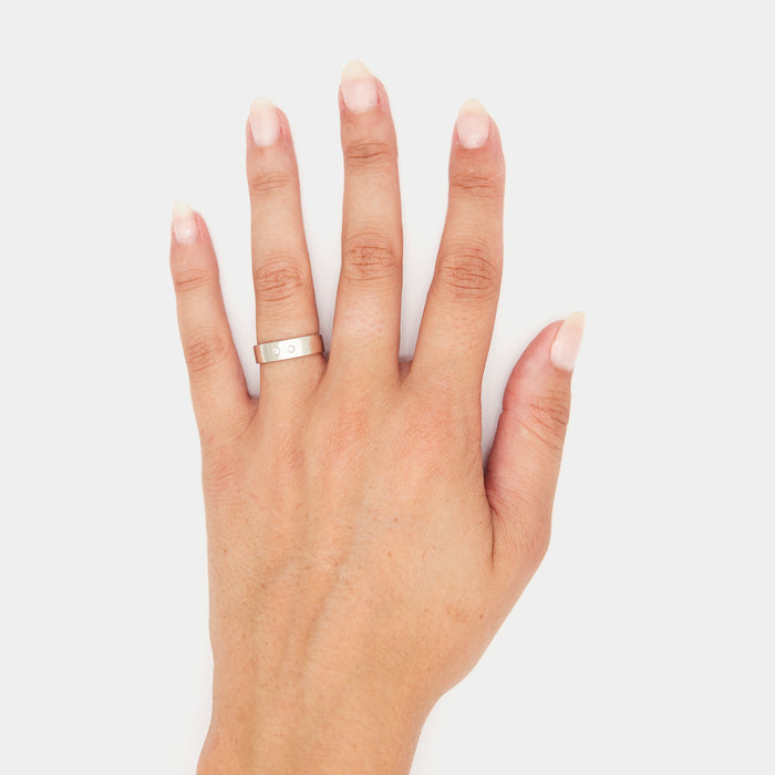 5mm Henchey Band Flat in Silver