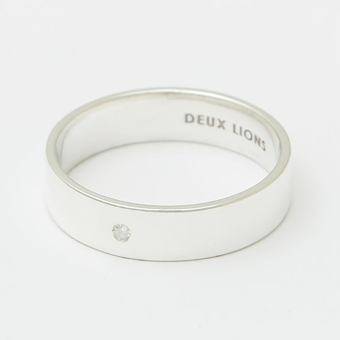 5mm Henchey Band Flat in Silver