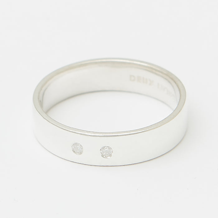 5mm Henchey Band Flat in Silver