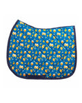Aperol Spritz all-purpose saddle pad with aperol spritz cocktail print, by Dreamers & Schemers