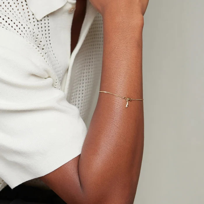 Baby Cuban Bracelet in Gold for Him