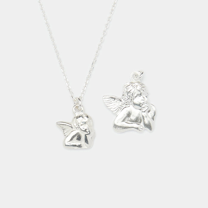 Baby Luna Necklace in Silver for Her