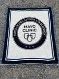 Blanket with blue accent, MCAA