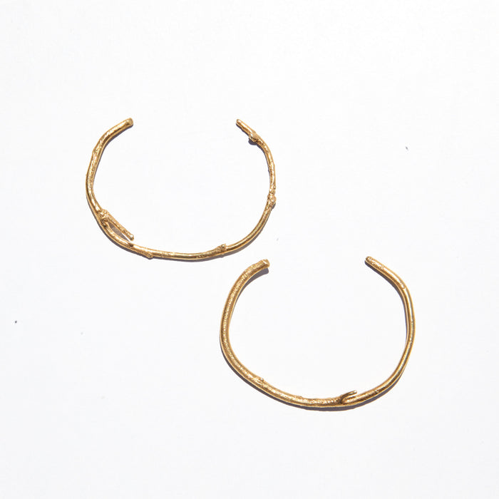 Branch Cuffs in Gold