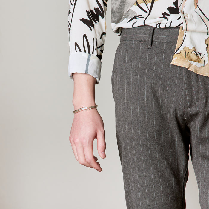 Branch Cuffs in Silver
