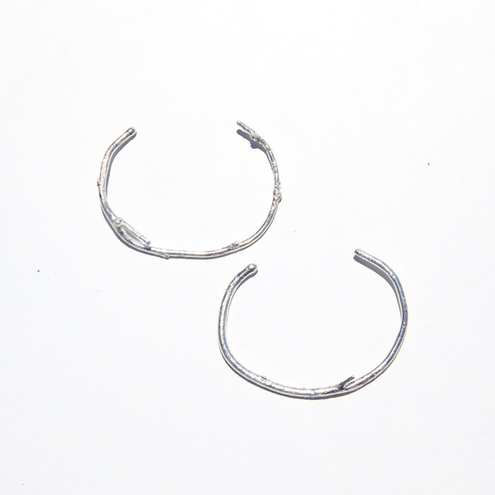 Branch Cuffs in Silver