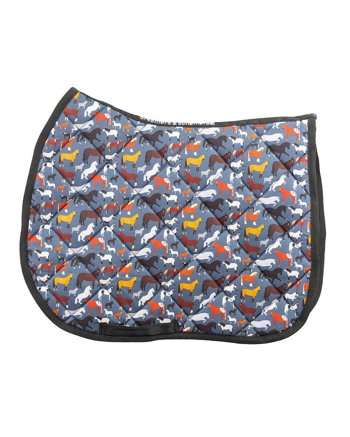 Breeds of the World all-purpose saddle pad, by Dreamers & Schemers
