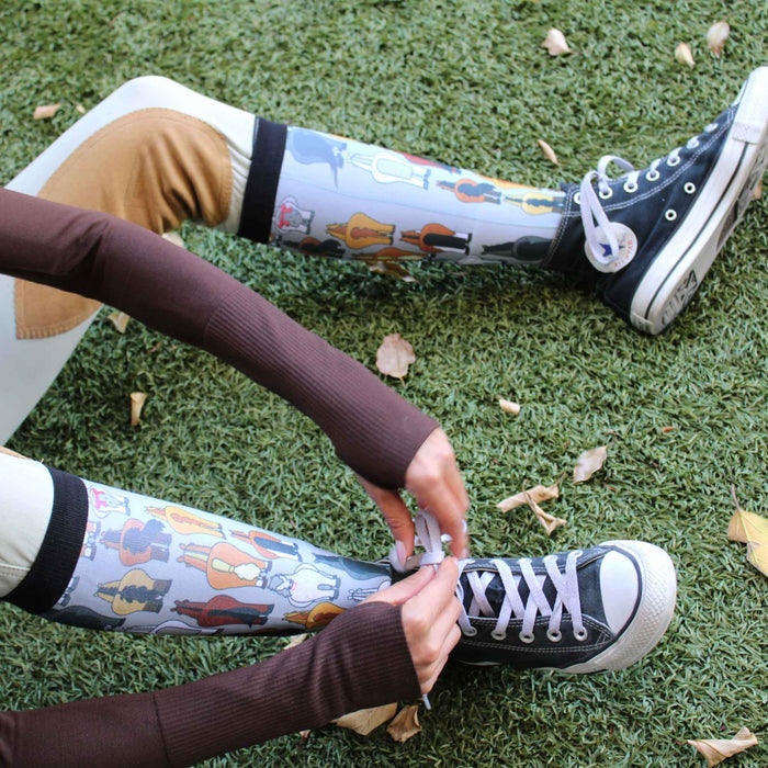 Butts Pair & a Spare equestrian boot socks with horse butts print, by Dreamers & Schemers
