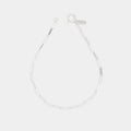 Cairo Link Anklet in Silver
