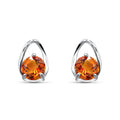 Citrine Stud Earrings