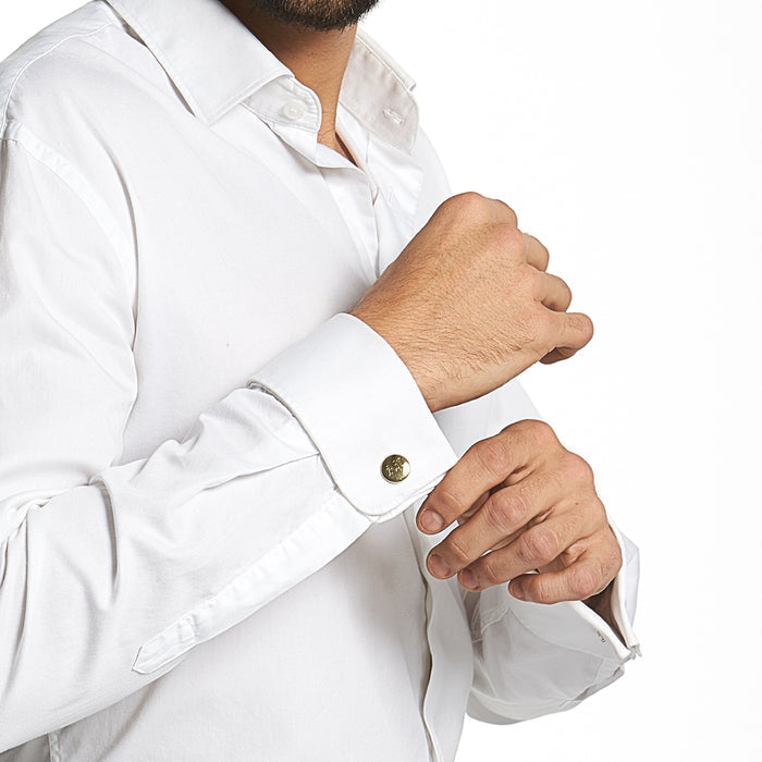 Classic Custom Cufflinks in 14k Gold Vermeil