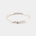 Cléo Coulée Diamond Ring in Silver