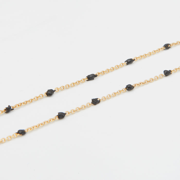Condesa Necklace in Black