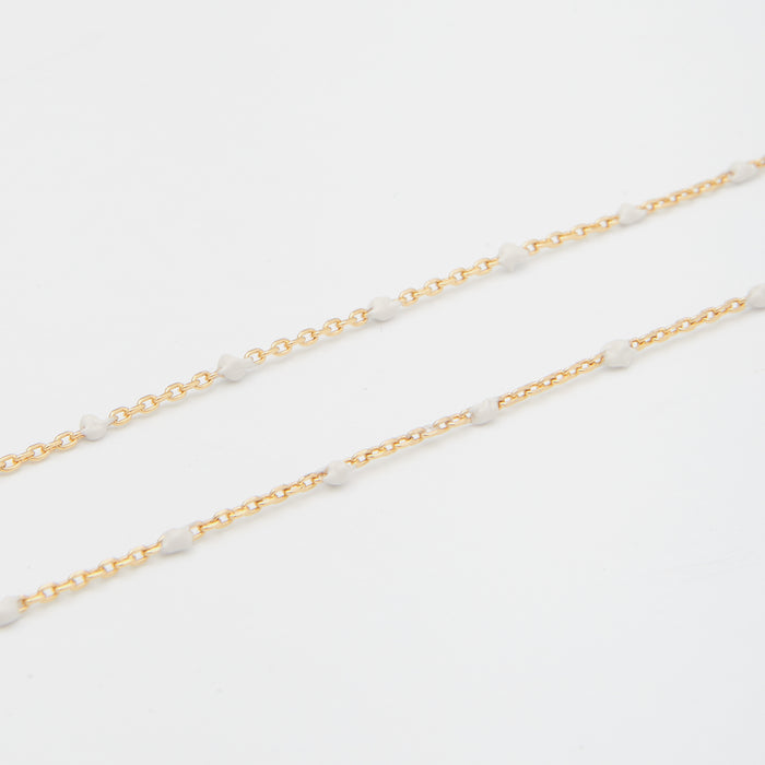 Condesa Necklace in Ivory White