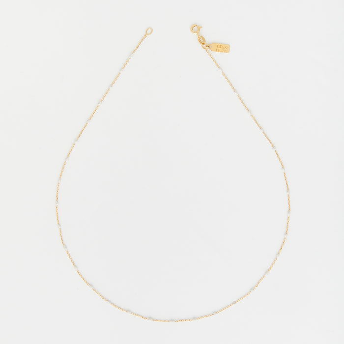 Condesa Necklace in Ivory White