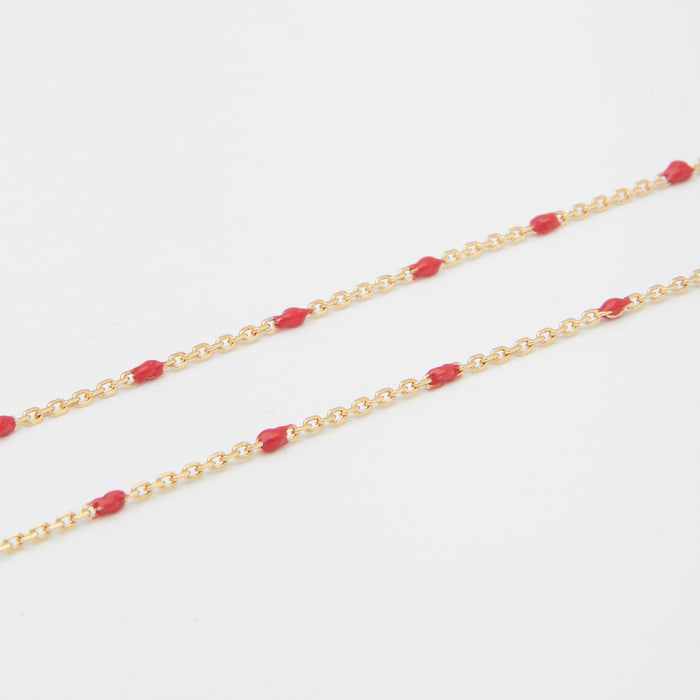 Condesa Necklace in Red