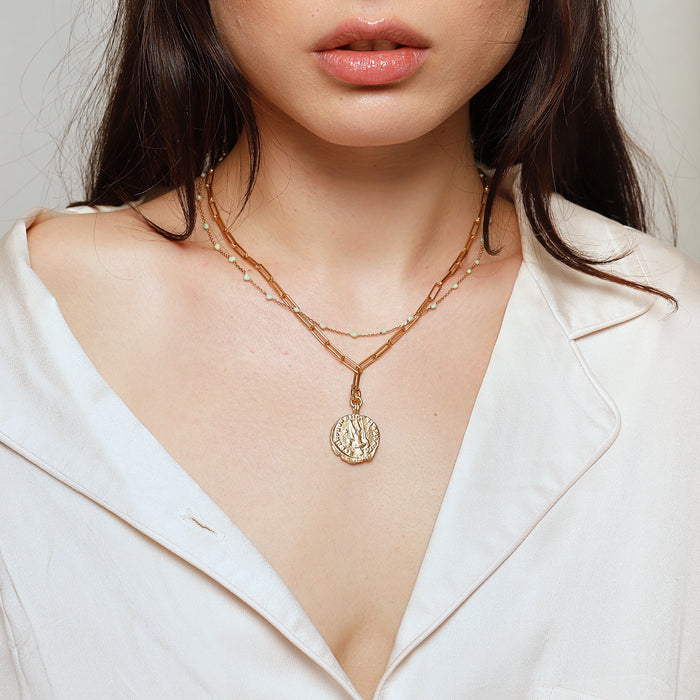 Condesa Necklace in Sage