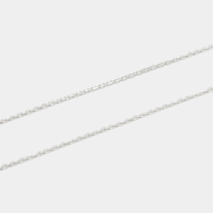 Dainty Diamond Cut Chain in Silver