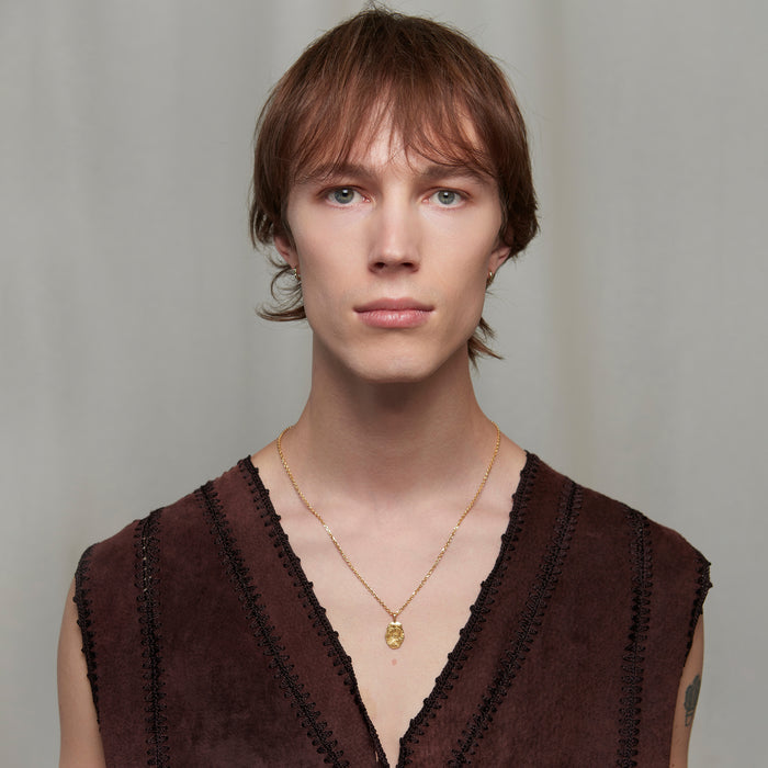 Dieu créa Necklace in Gold for Him