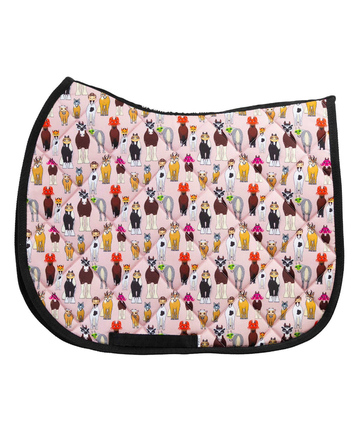 Disguise all-purpose saddle pad in pink, by Dreamers & Schemers