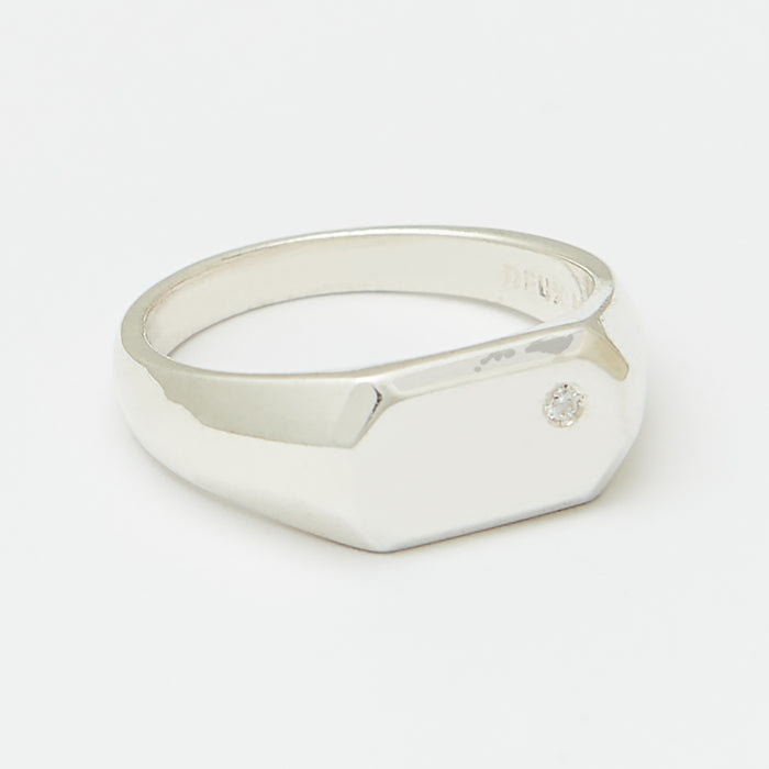 Emmet Signet Ring in Silver