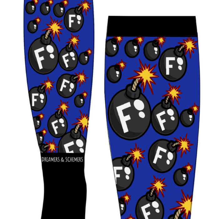 F Bomb Pair & a Spare equestrian boot socks, alternate angle, by Dreamers & Schemers