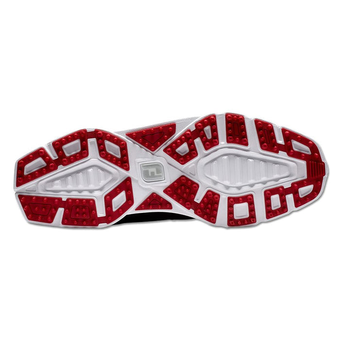 FootJoy Superlites XP BOA Spikeless Golf Shoes Previous Season Style Black/White/Red - 23 Men
