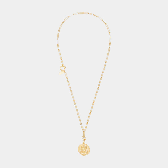 Freya Charm on Cairo Chain in Gold