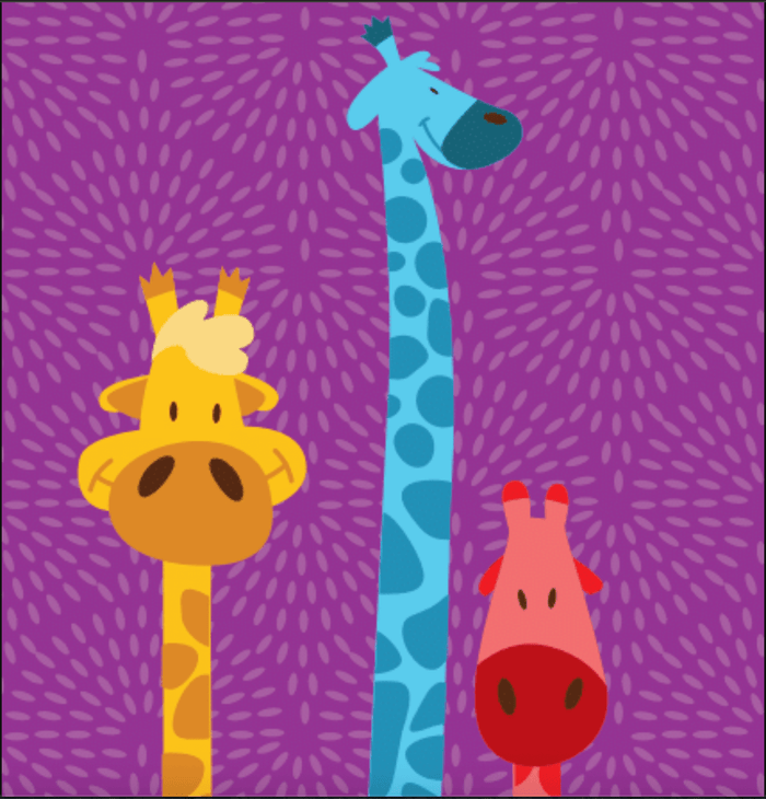 Giraffe Attack Pair black top boot socks with spare sock, breathable knit, wholesale pack of three