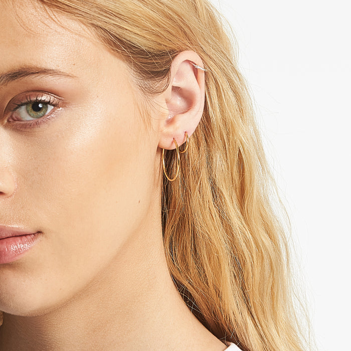 Gold Vermeil Hoops