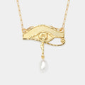 Golden Maryam Pearl Necklace