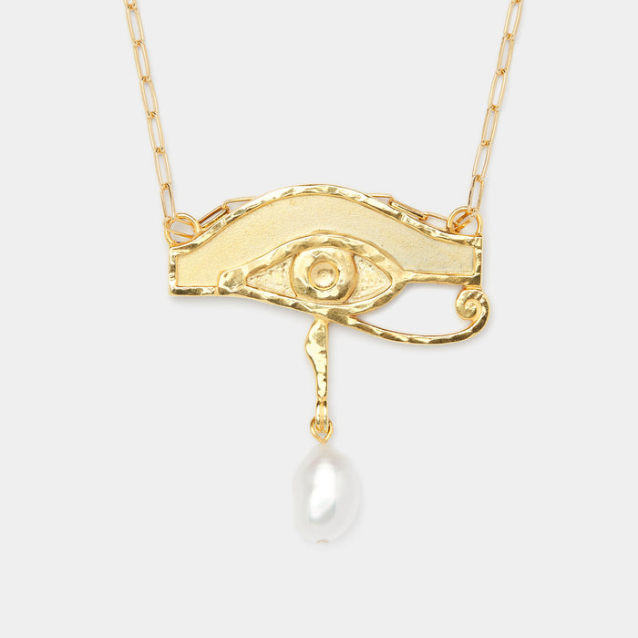 Golden Maryam Pearl Necklace