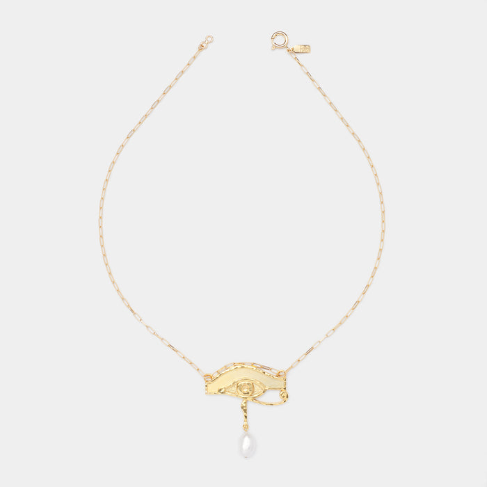 Golden Maryam Pearl Necklace