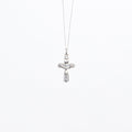 Henchey Crucifix Necklace in Silver
