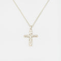 Henchey Crucifix Necklace in Silver