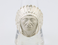 Indian Chief Ring 925 Sterling Silver SOLID CAST 925 STERLING SILVER Size 9.75