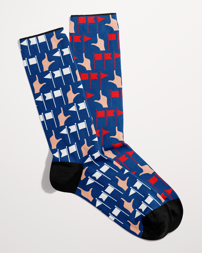 Insanity in the Middle custom limited edition crew socks featuring insanity arena equestrian by Dreamers & Schemers