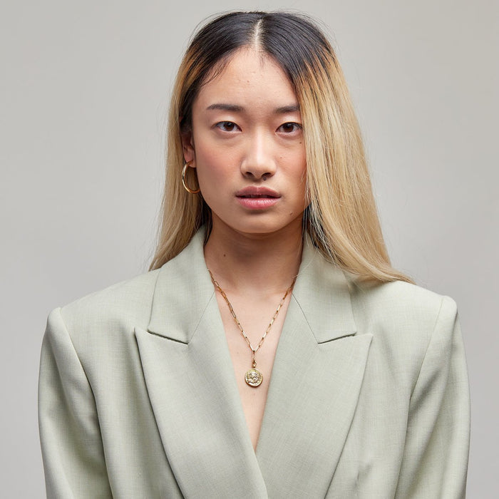 Jeanne Charm on Cairo Chain in Gold