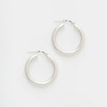 Joan Hoops in Silver Size Medium