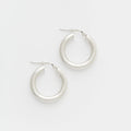 Joan Hoops in Silver Size Small