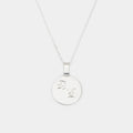 Joan Initial Medallion in Silver For Her