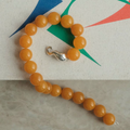 Lemon Drop Necklace & Silver Swan Clasp