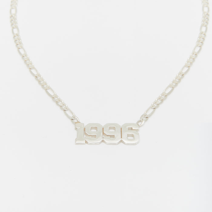 Les Années Necklace in Silver