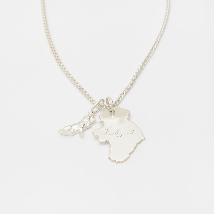 Les Origines Necklace in Silver
