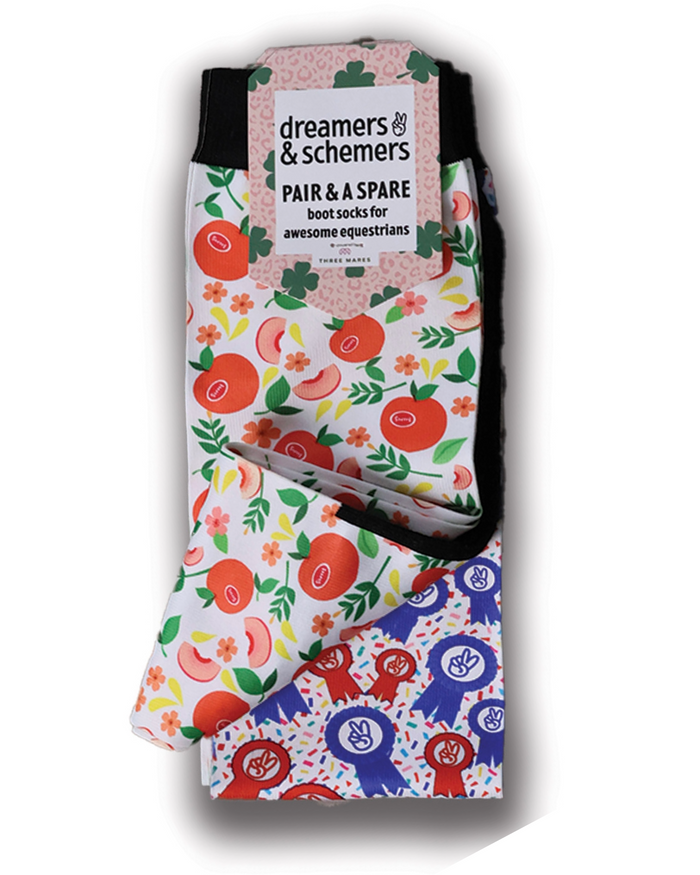 Life's a Peach Pair & A Spare Socks