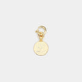 Lillie Initial Charm in Gold size Small